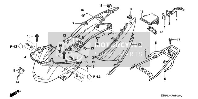 83508KPL900, Hook, Luggage, Honda, 0